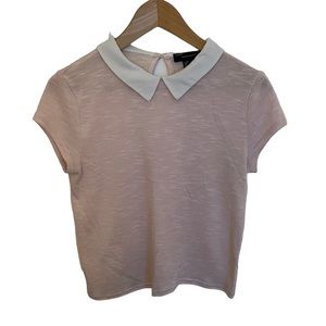 Atmosphere Academia Preppy Peter Pan Top Sz 6